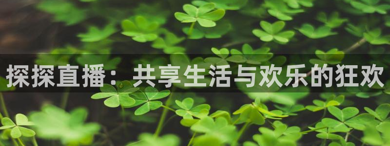 免费看球吧：探探直播：共享生活与欢乐的狂欢